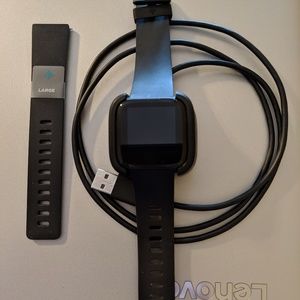 Black Fitbit Versa
